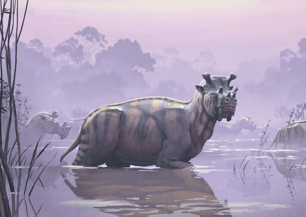 Уинтатерий Uintatherium