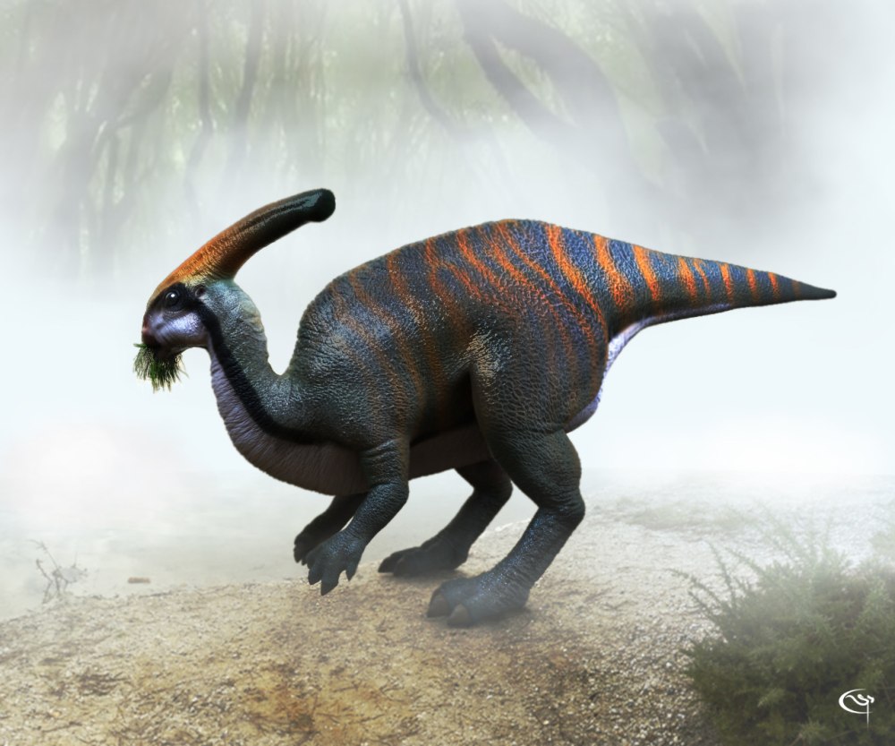 Charonosaurus Parasaurolophus