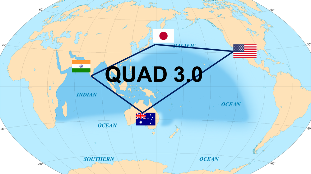 Quad США Индия Австралия Япония