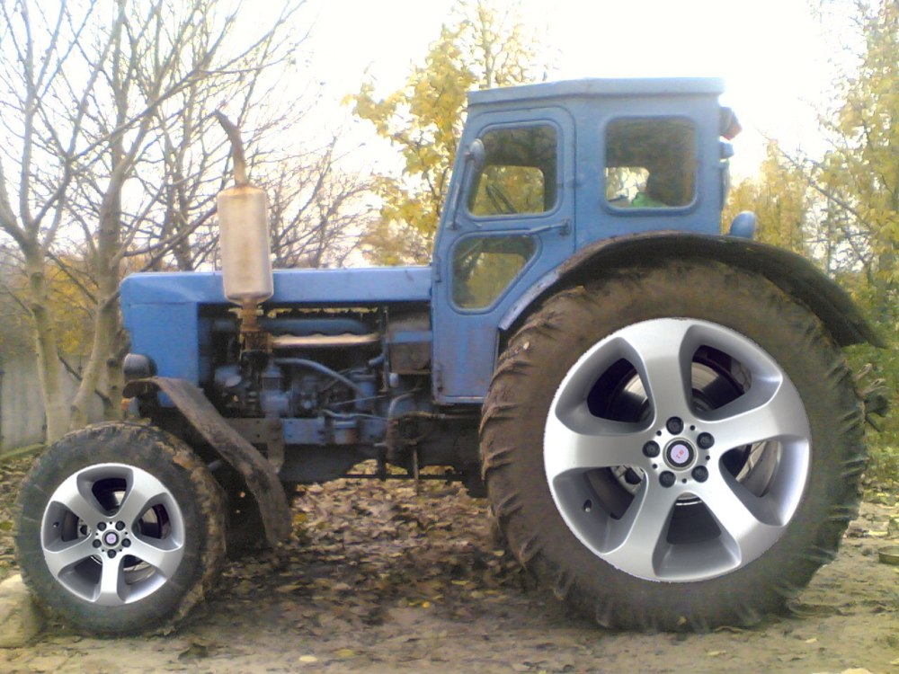 Т-40 (трактор) с МТЗ колесами