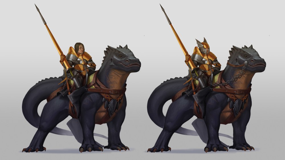 Cavalry Drake концепт арт