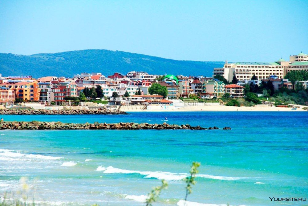 Вид на море Солнечный берег Болгария