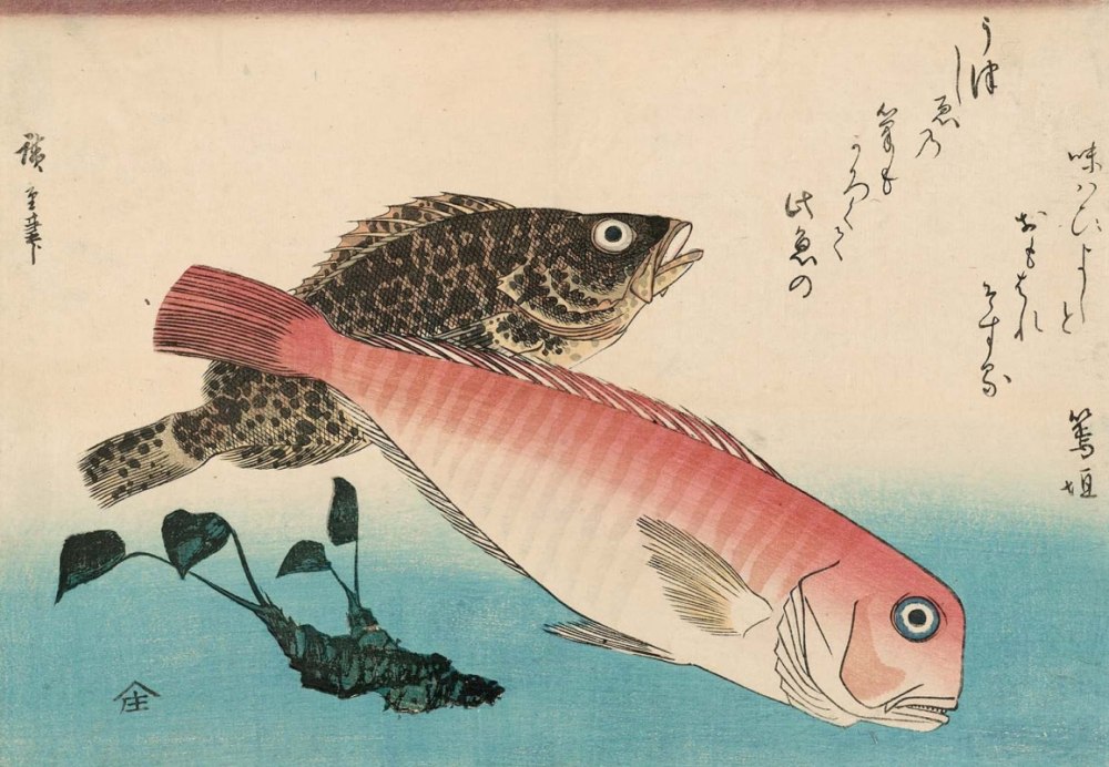 Utagawa Hiroshige Sea Bream