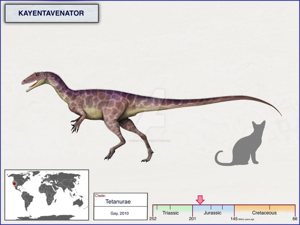 Каентавенатор. Kayentavenator elysiae.