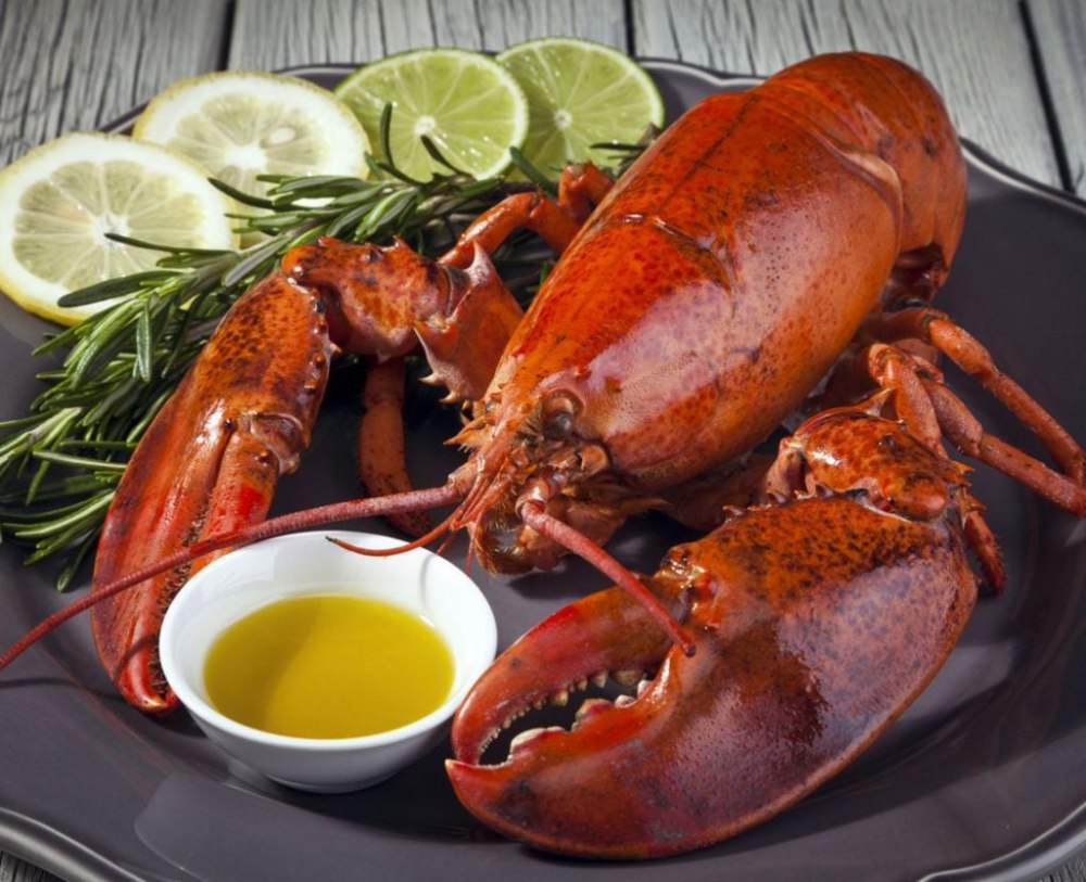 Морепродукты Омар лангуст