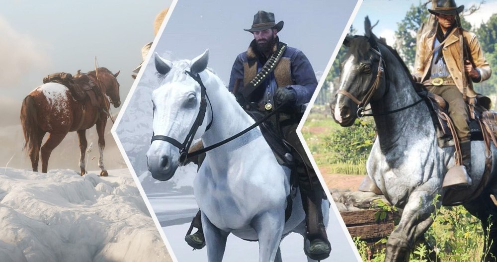 Бретонская лошадь rdr2