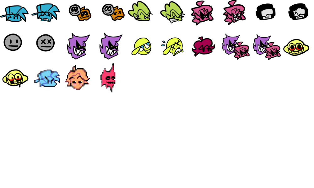 Пико FNF спрайты