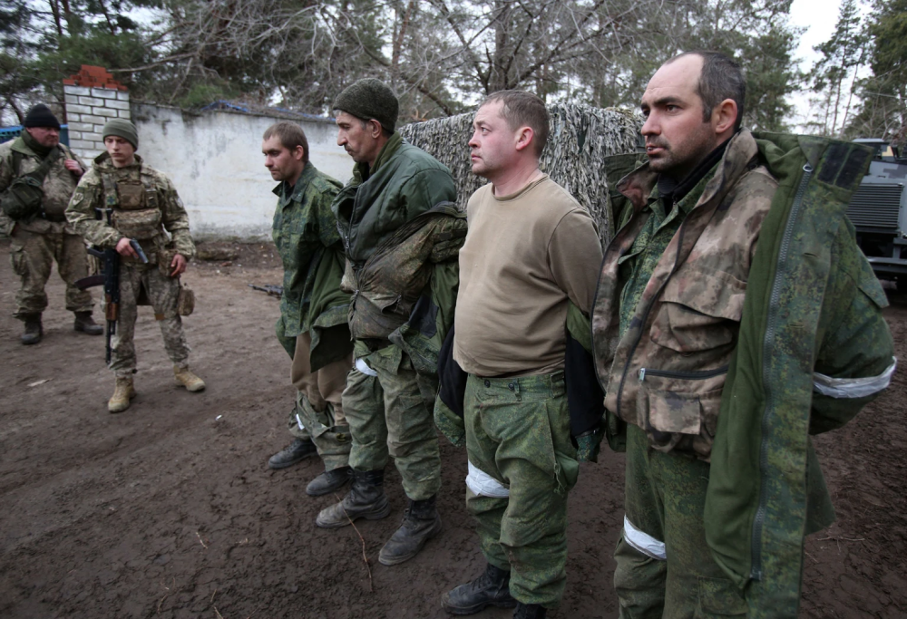Пленные руссете ГП Украине