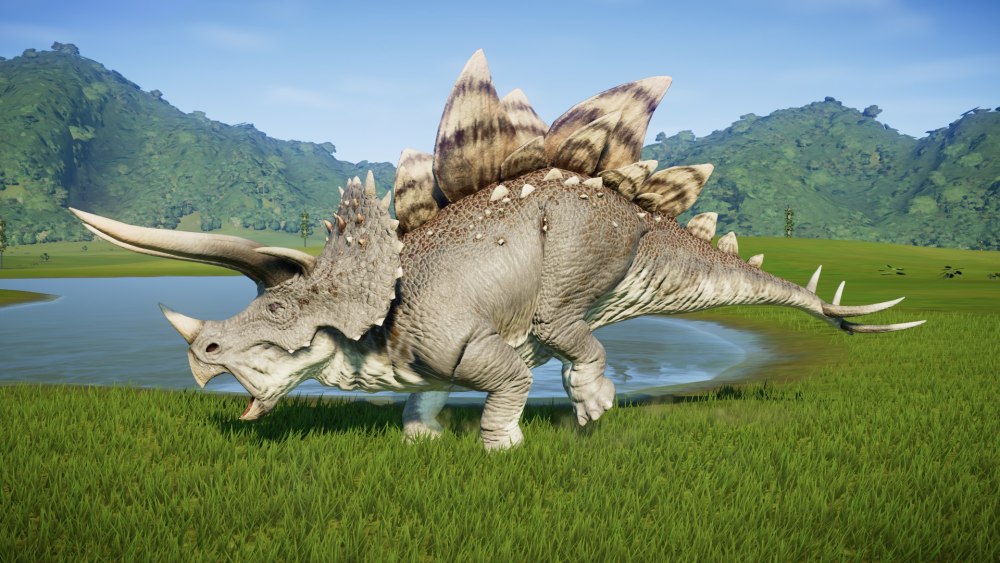 Jurassic World Evolution Трицератопс