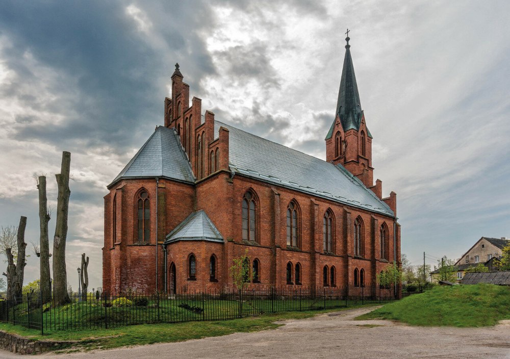 Кирха в Краснознаменске Калининградской области
