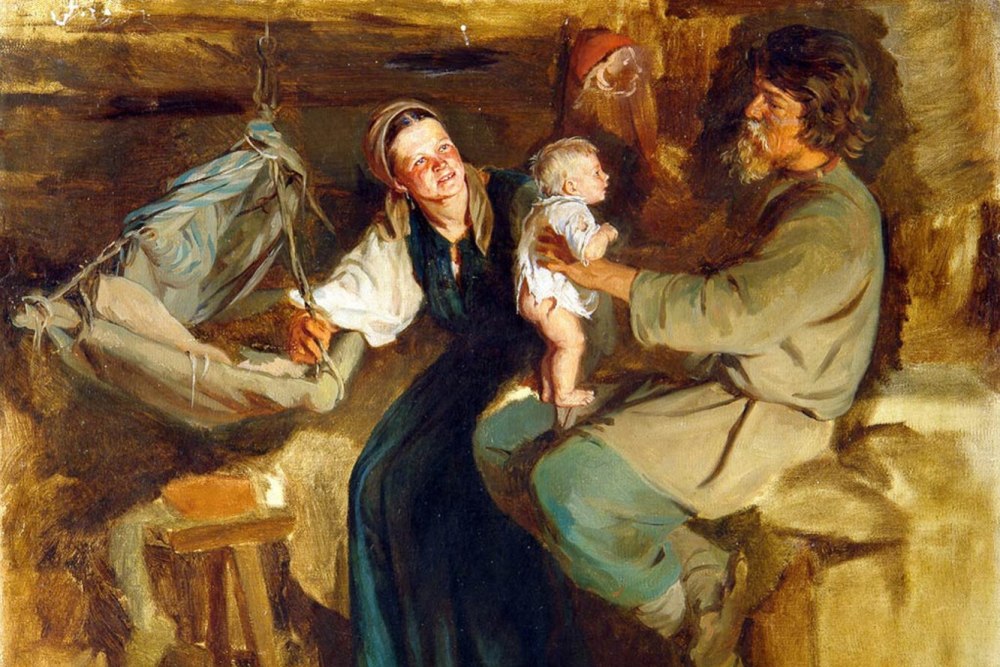 Карл Лемох родительская радость 1910 г