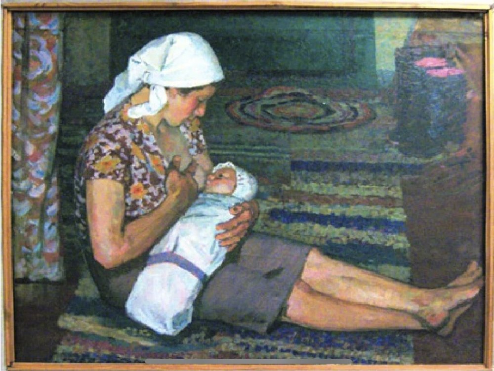 Картина роды на Руси